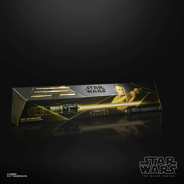 Hasbro's Star Wars The Black Series Rey Skywalker Force FX Elite Collectible Lightsaber Toy for Fans