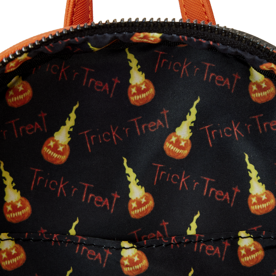 Loungefly Trick 'R Treat Themed Cosplay Mini Backpack with Unique Pumpkin Design