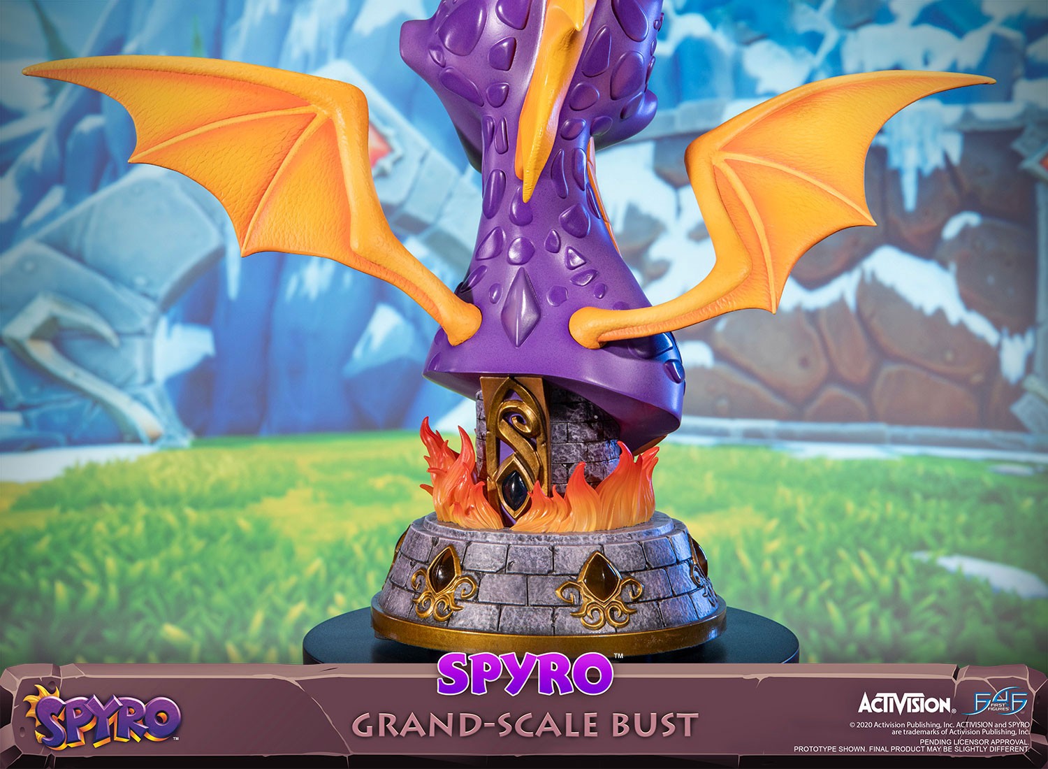 First4Figures Spyro The Dragon Lifesize Collectible Grand-Scale Bust Statue