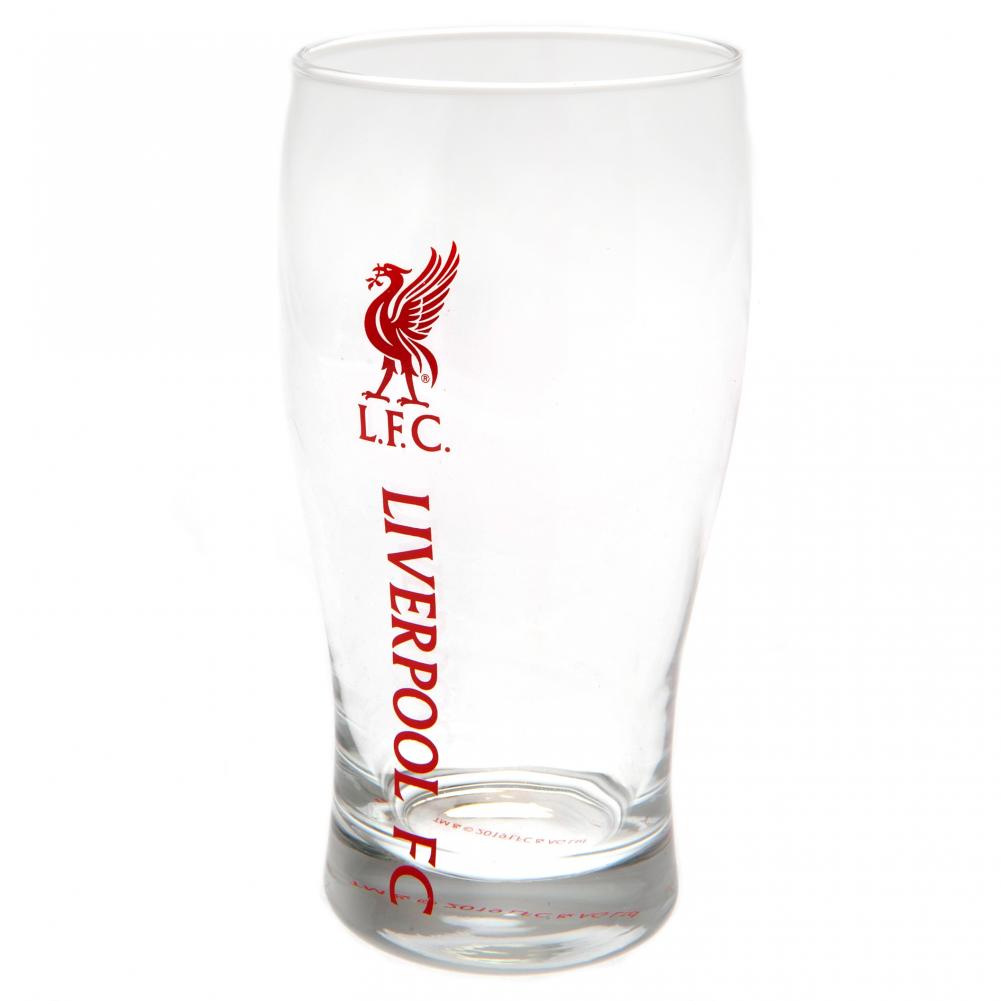 Official Liverpool FC Branded Tulip-Style Pint Drinking Glass