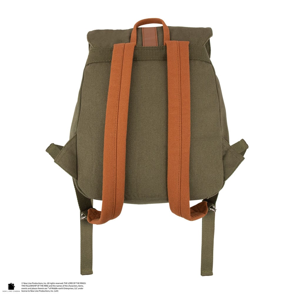 Fantasy Themed Lord of the Rings Inspired Hobbiton Cotton and PVC Backpack for Adventurous Journeys