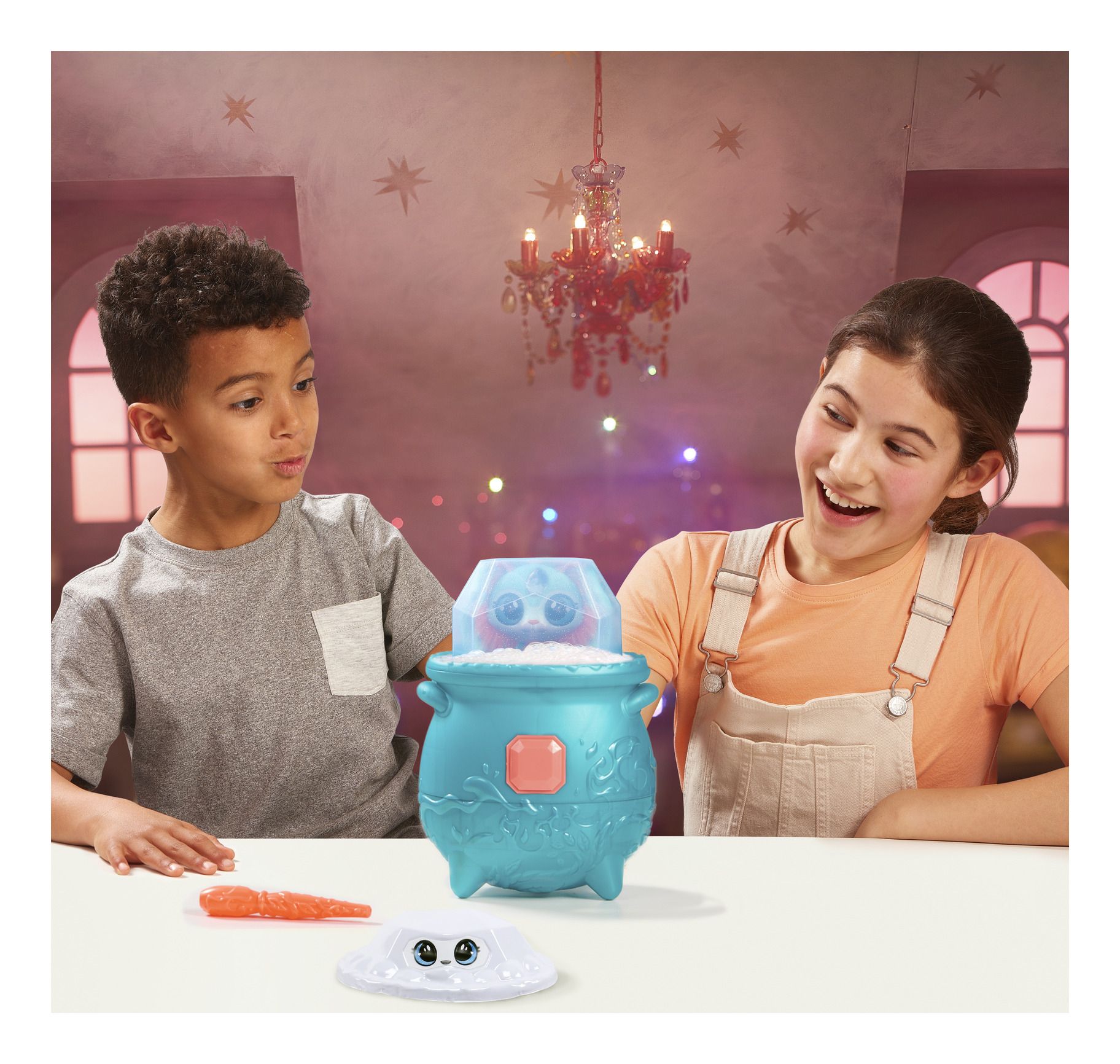 Magic Mixies Magical Gem Surprise Medium - Sized Cauldron for Water Magic Fun