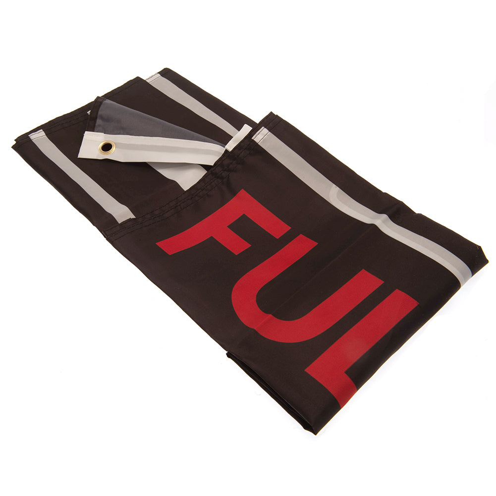 Large 100% Polyester Fulham FC Wordmark Decorative Flag for Wall Hanging