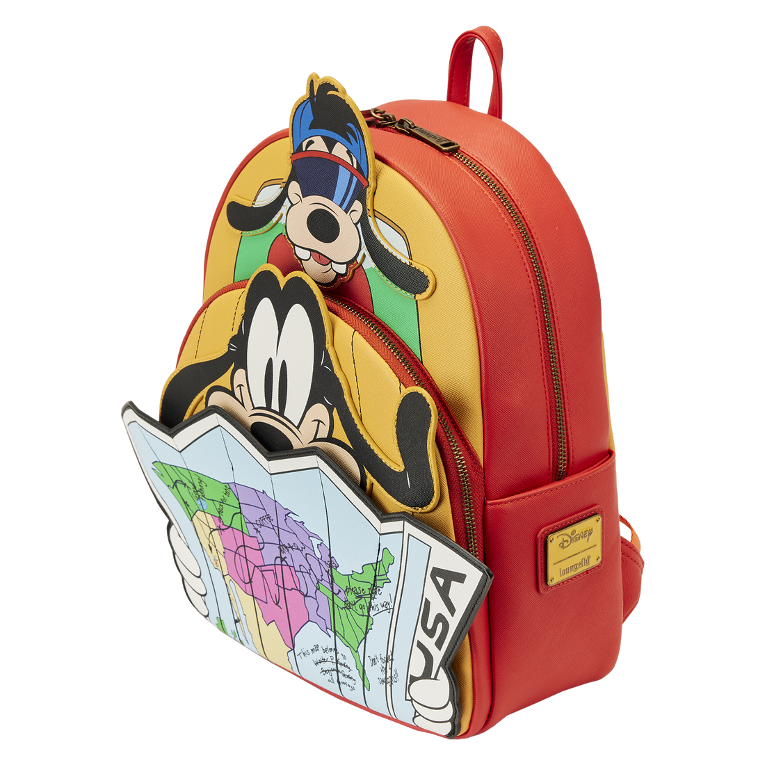 Loungefly Disney A Goofy Movie Road - Trip Adjustable Mini Backpack