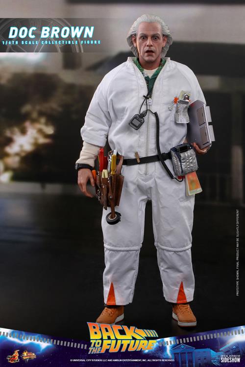 Hot Toys Back to the Future 1/6th Scale Movie Masterpiece Collectible Figure of Doc Brown