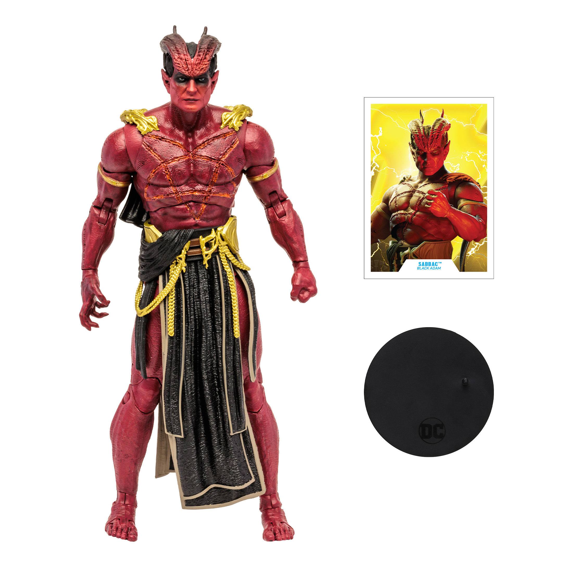 McFarlane DC Multiverse Black Adam Mega-Scale Action Figure - Sabbac, the Demon - Possessed Foe