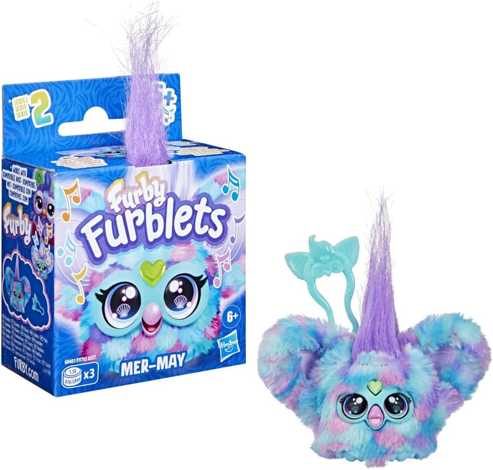 Furby Furblet Mini Electronic Toy - Mer-May the Mermaid-Inspired Friend