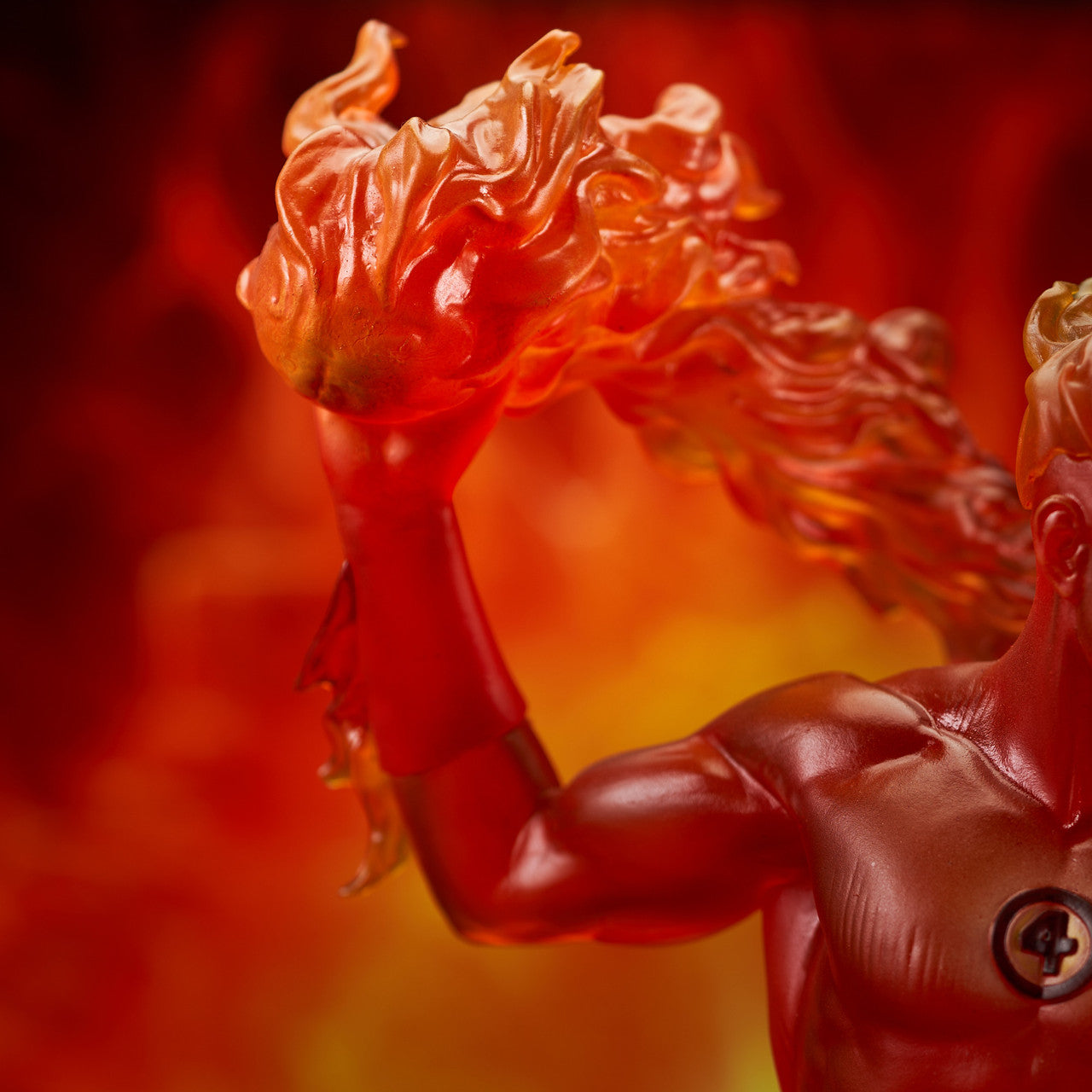 Marvel's Human Torch 1/6 Scale Translucent Resin Limited Edition Bust