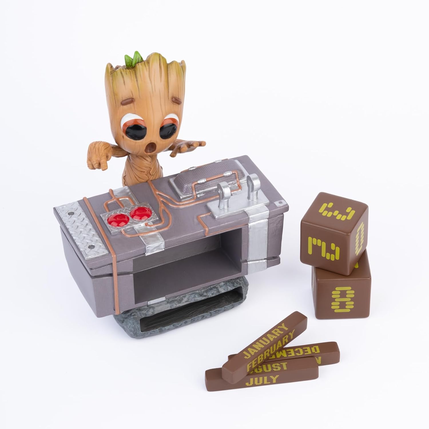 Marvel's Guardians of the Galaxy - Baby Groot Themed Perpetual Desk Calendar for Office and Home Decoration
