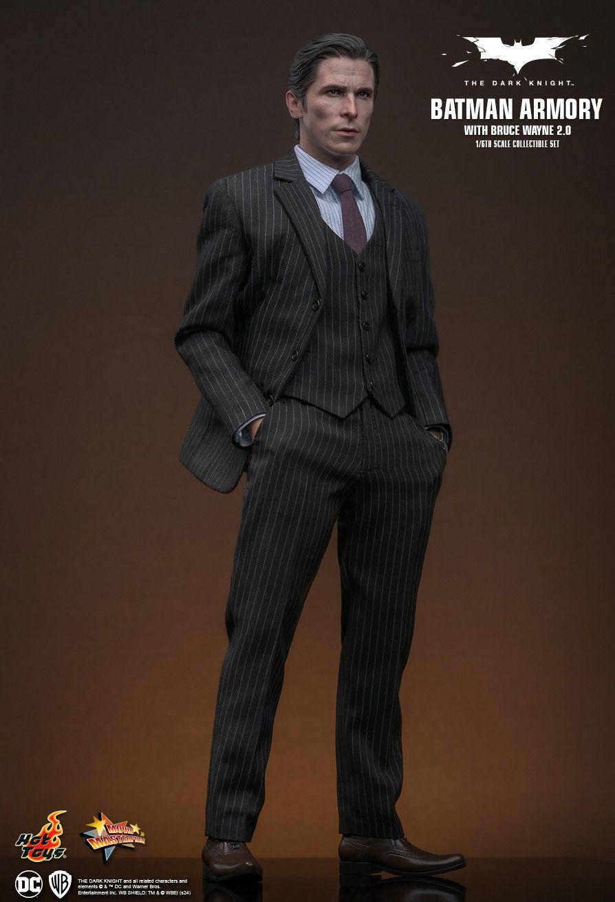 Hot Toys 1/6 Scale Batman Armory Set with Bruce Wayne (2.0)