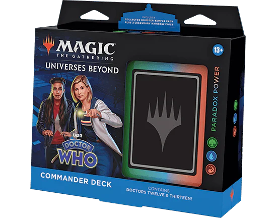 Magic The Gathering Trading Card Game - Universes Beyond Doctor Who Themed Commander Deck Featuring Paradox Power
