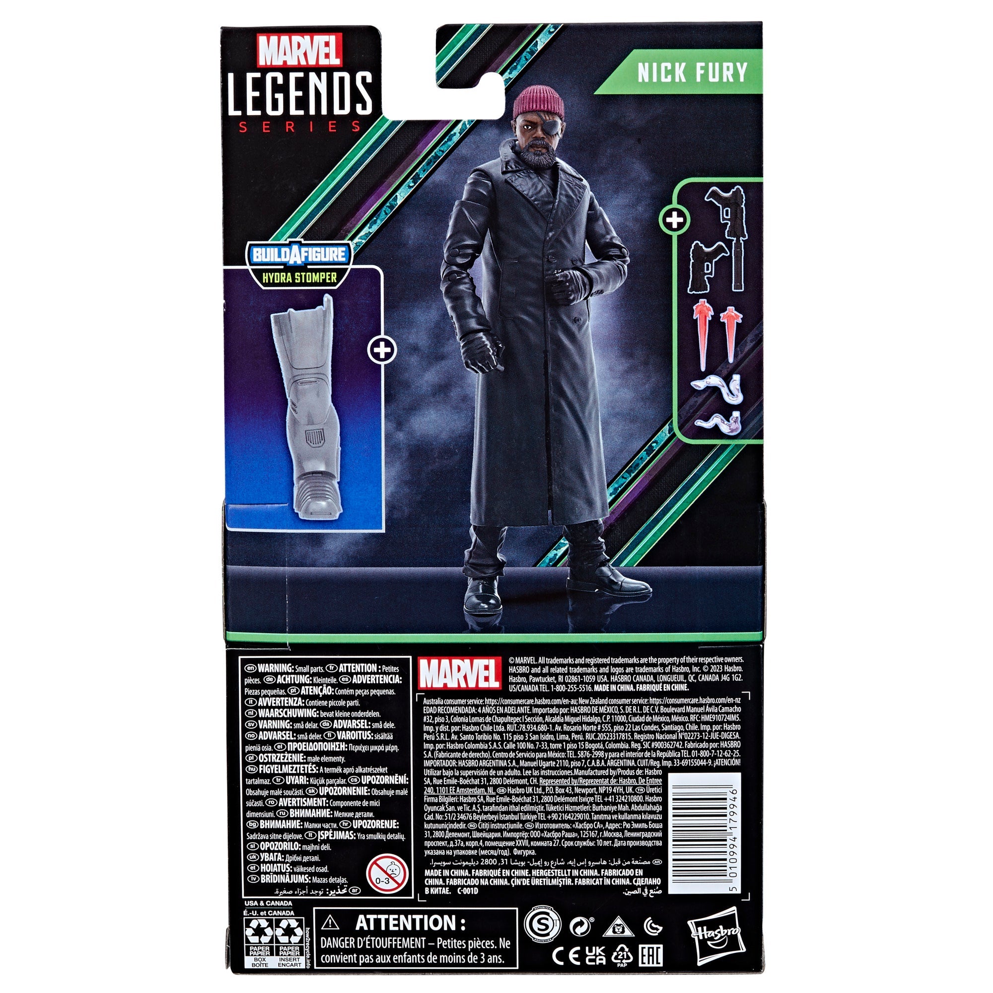 Hasbro 6-Inch Scale Marvel Legends Secret Invasion Nick Fury Collectible Action Figure
