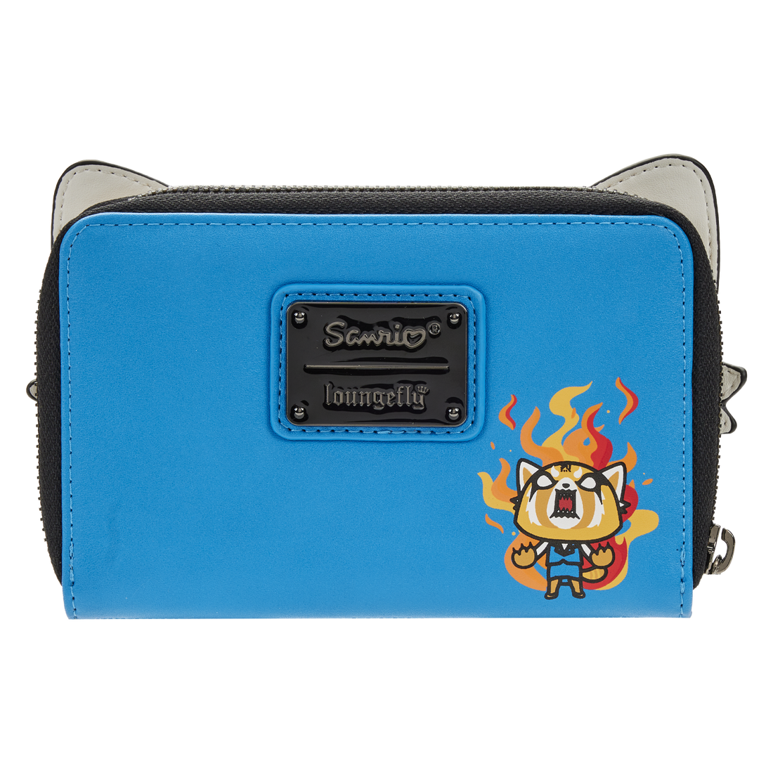 Loungefly Sanrio Aggretsuko Themed Cosplay Style Zip Around Leatherette Wallet