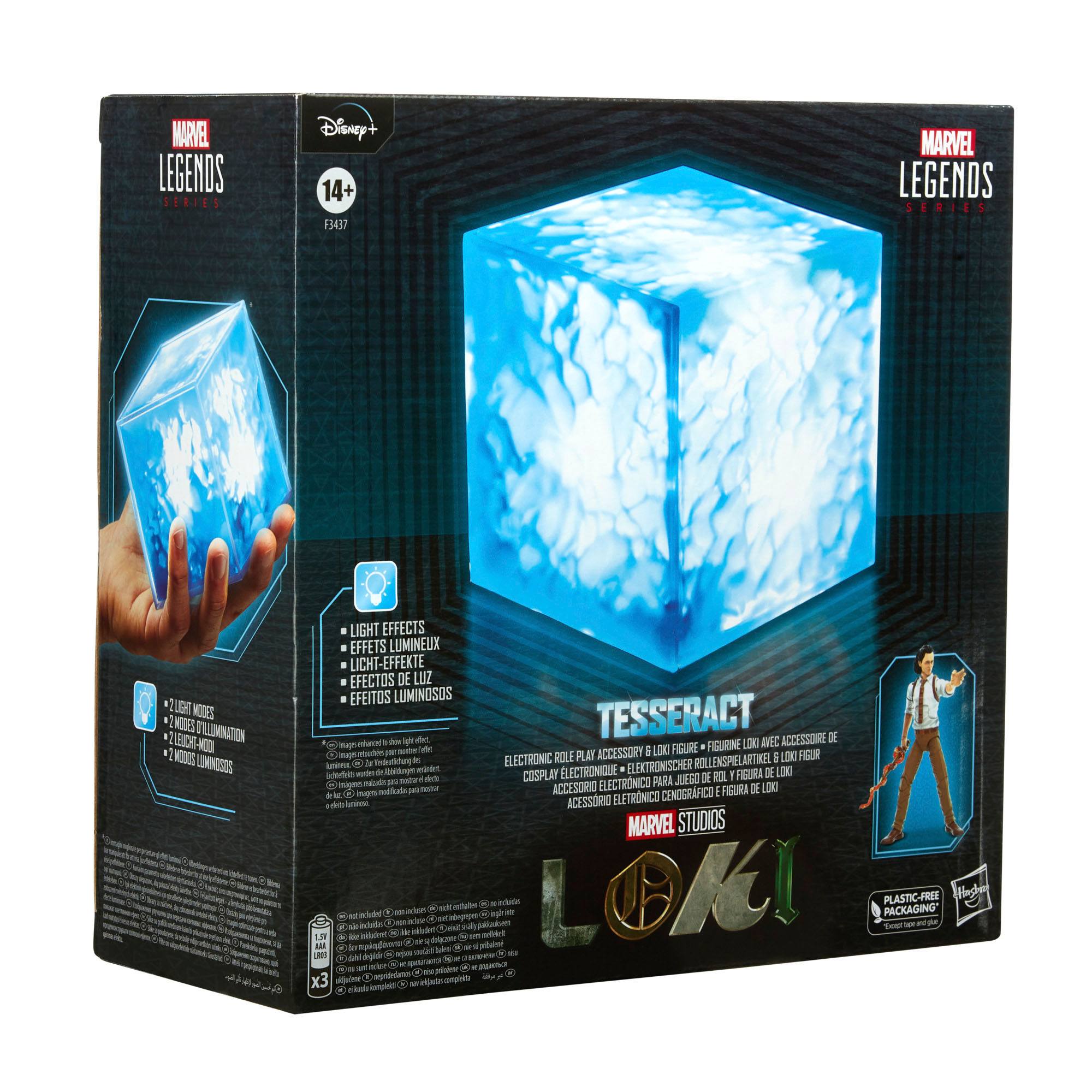 Hasbro's Premium Marvel Legends Series Electronic Tesseract Role - Play Accessory with Stunning Light FX and a Highly - Detailed 6 - Inch Loki Action Figure