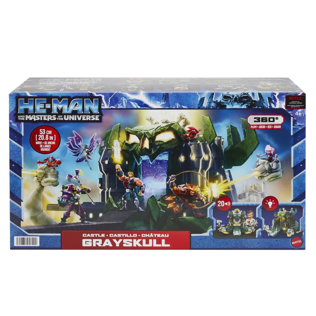 He-Man and the Masters of the Universe Action Figure Playset - Castle Grayskull, the Mighty Fortress of Eternia