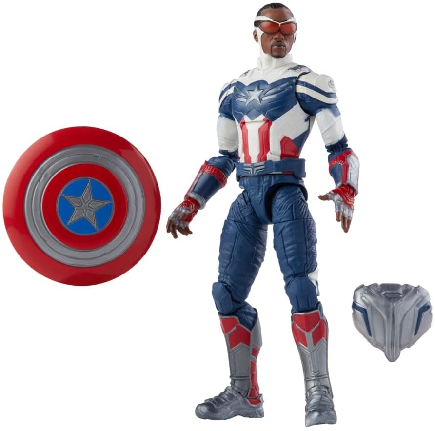 Hasbro Marvel Legends Series 6-Inch Collectible Action Figure of Avengers' Captain America Sam Wilson