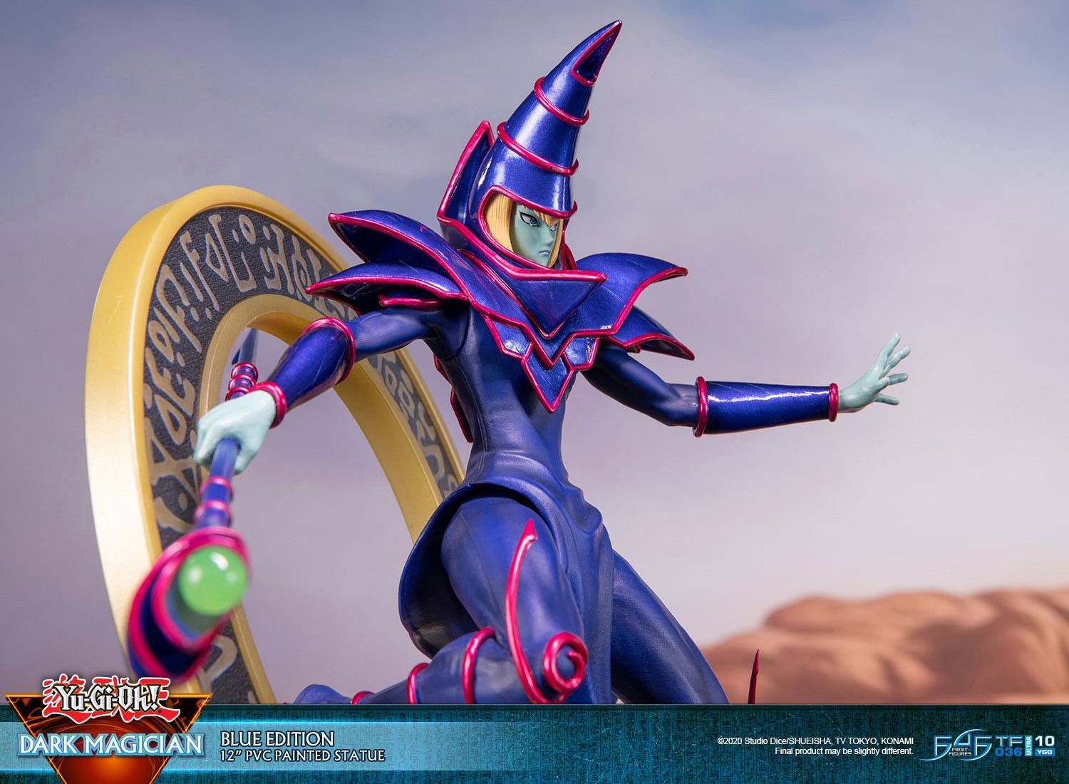 First4Figures Yu-Gi-Oh! Painted PVC Dark Magician Figurine (Blue Variant)