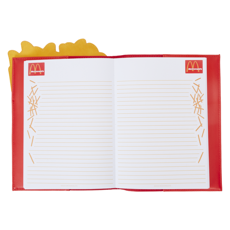 Loungefly Inspired McDonald's Shiny Vegan French Fries Notebook Journal