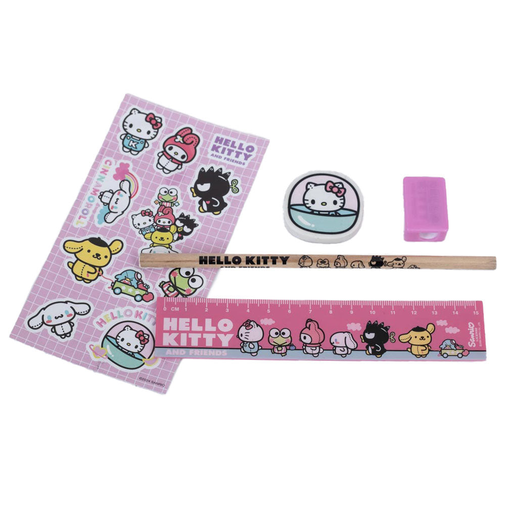 Adorable Hello Kitty 6-Piece Stationery Collection for Students and Fans