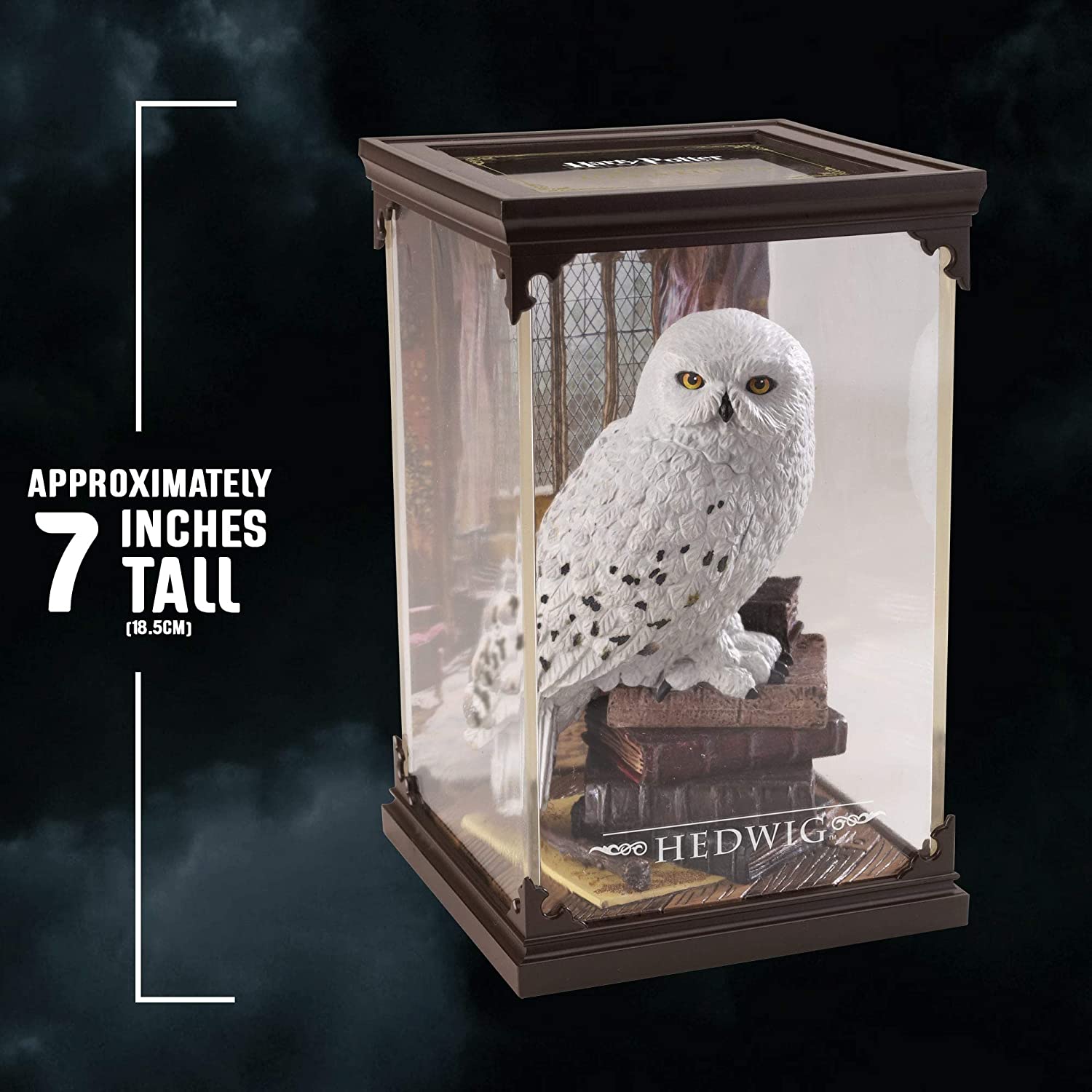 Exquisitely Hand - Painted Plastic Sculpture of Harry Potter's Owl Hedwig