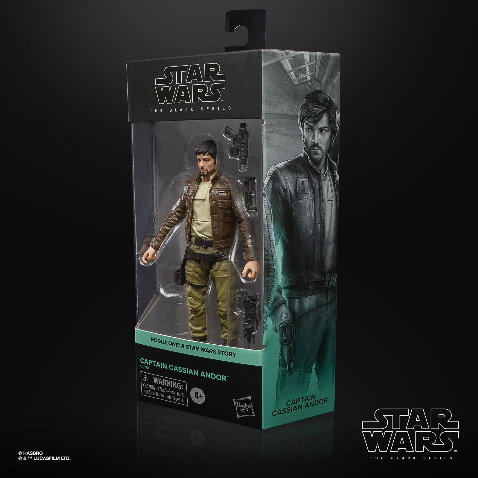 Hasbro 6-Inch Star Wars The Black Series Captain Cassian Andor Action Figure with Accessories