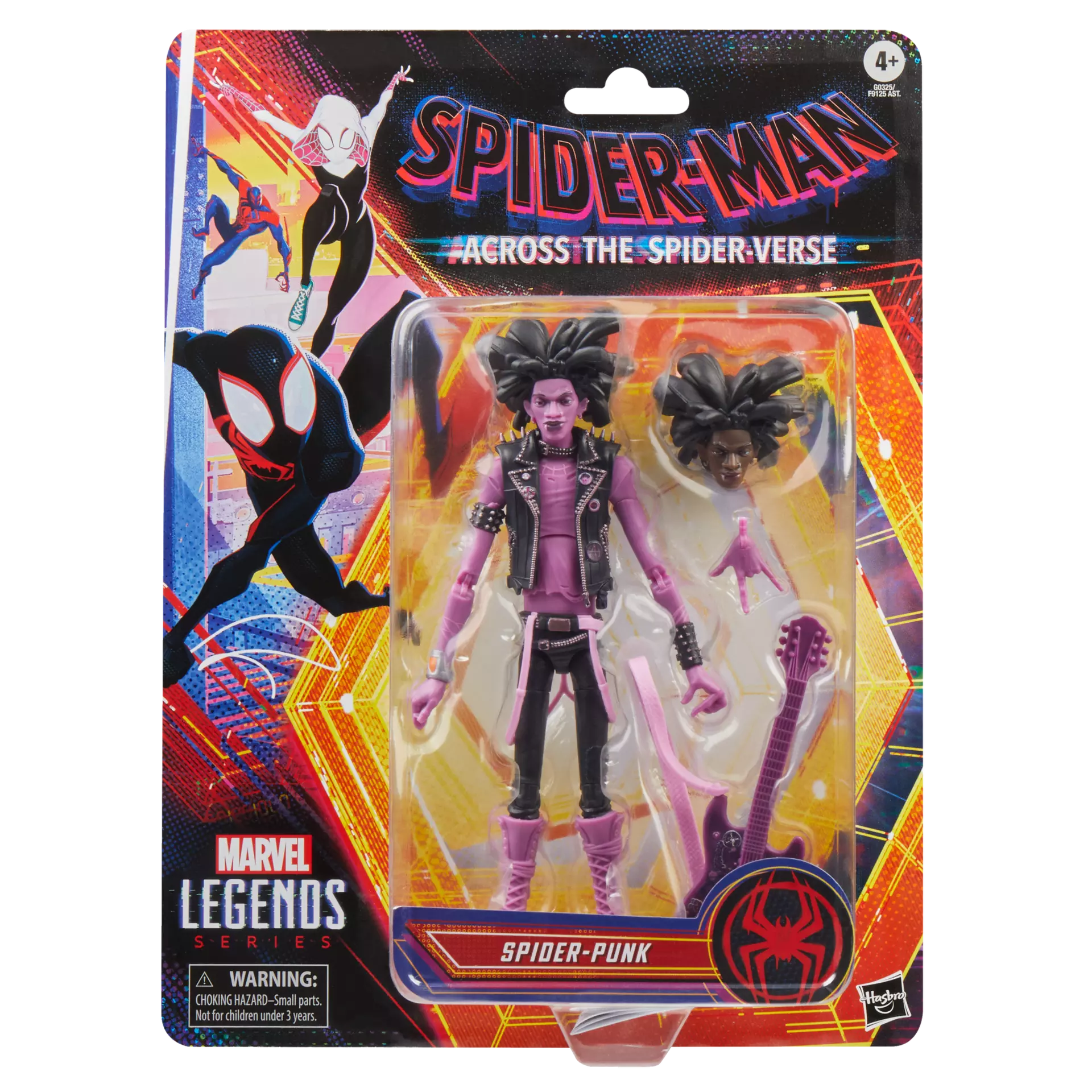 Marvel Legends Series 6-Inch Scale Action Figure - Spider-Man Across the Spider-Verse Spider-Punk Collectible Toy