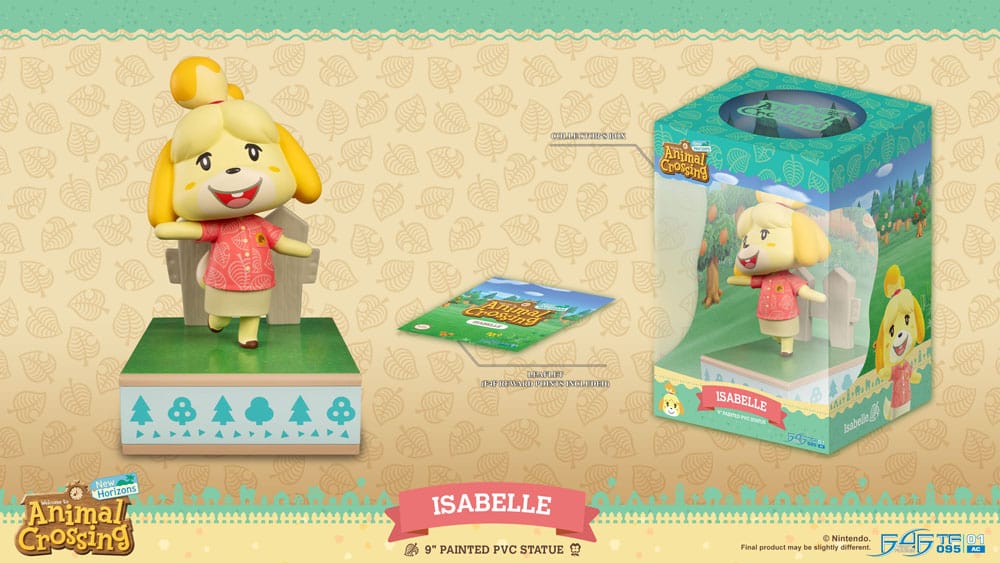 First 4 Figures Collectible PVC Statue of Isabelle from Animal Crossing New Horizons Video Game