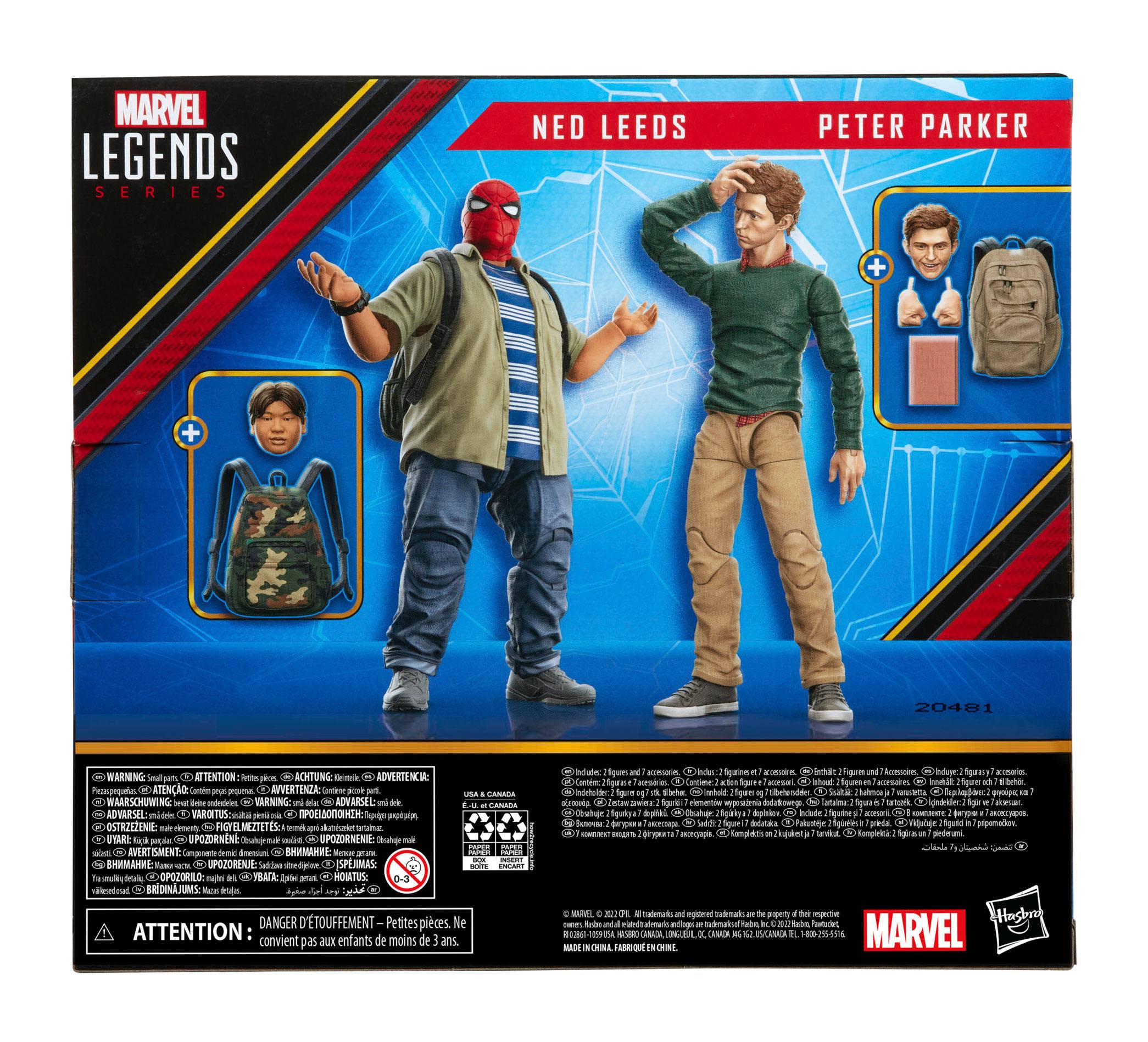 Marvel Legends 60th Anniversary: 6-Inch Peter Parker & Ned Leeds 2-Pack Action Figures