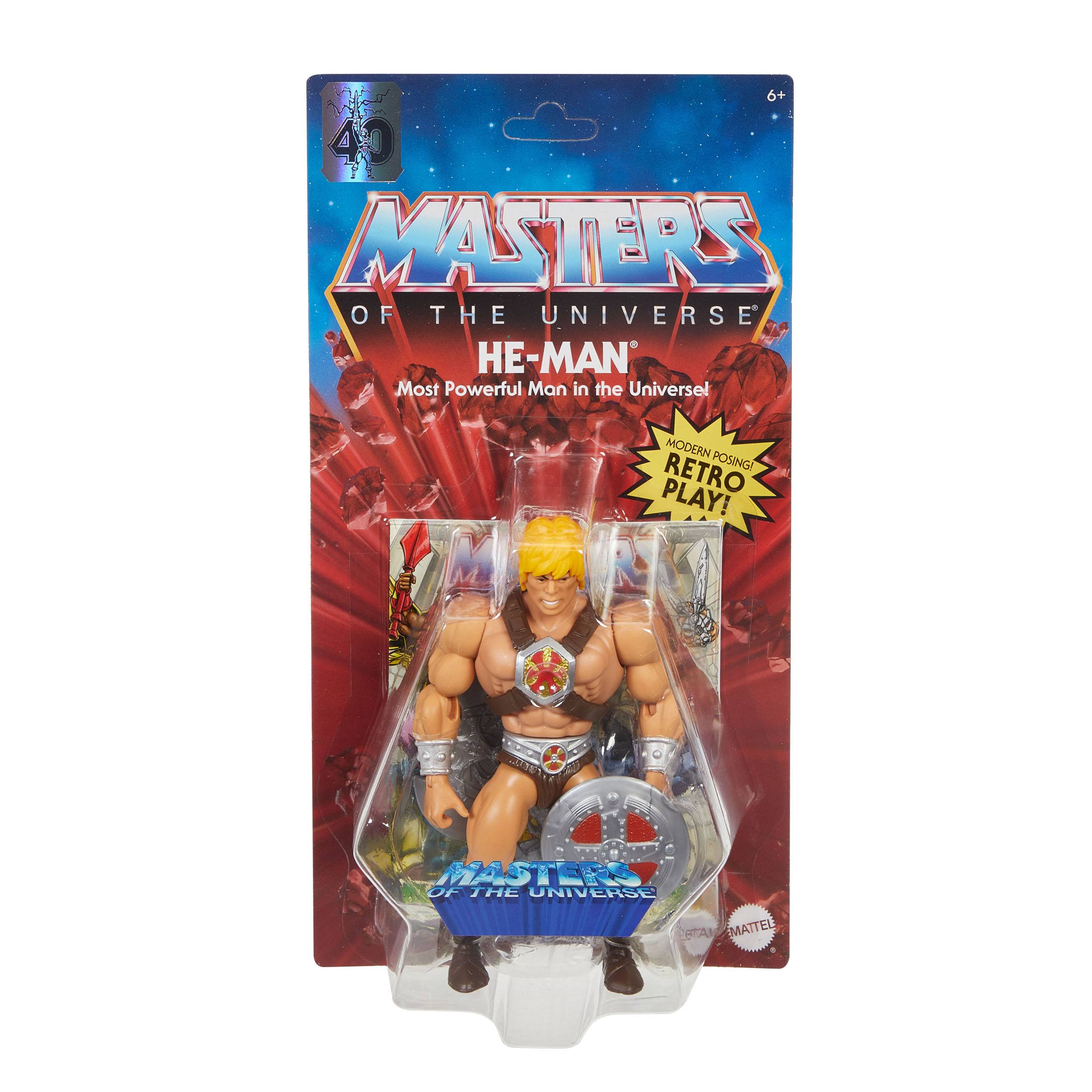 40th Anniversary 200X Highly Articulated He-Man Action Figure from Masters of The Universe Origins