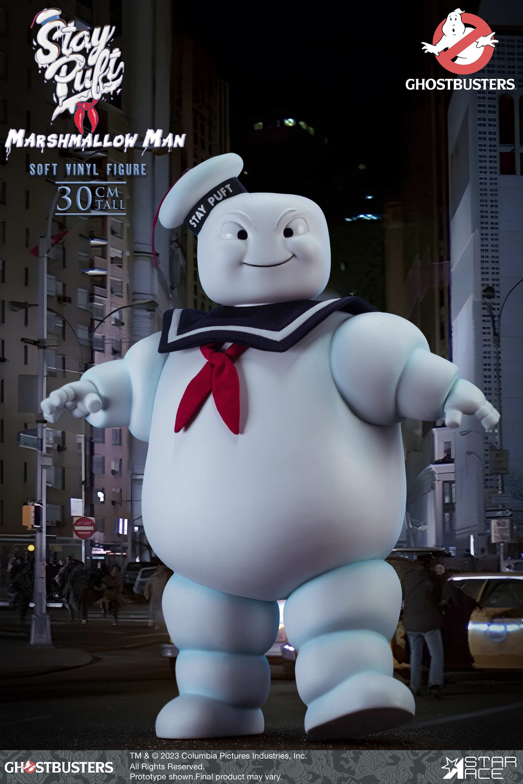 Deluxe Edition Soft Vinyl Collectible Statue of Ghostbusters' Stay Puft Marshmallow Man