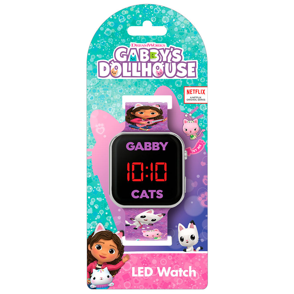 Gabby's Dollhouse Junior LED Digital Watch with Gabby Cat Text