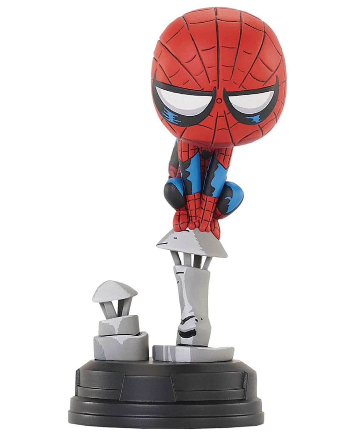 Limited Edition Marvel Animated Spider-Man Statue on Chimney