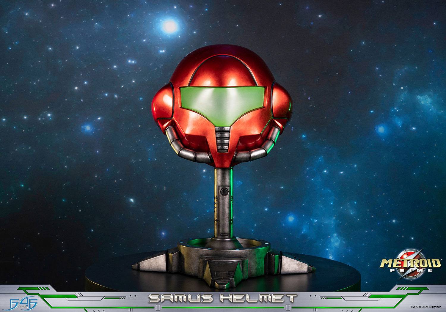 First4Figures Collectible Metroid Prime Samus Helmet Resin Statue