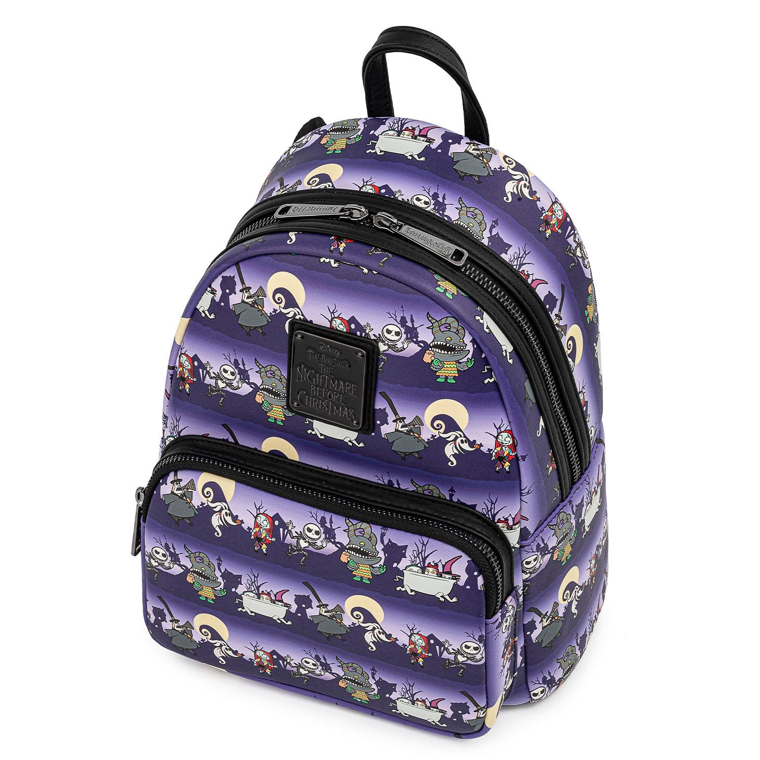 Loungefly Disney Nightmare Before Christmas Halloween-Themed Adjustable Mini Backpack