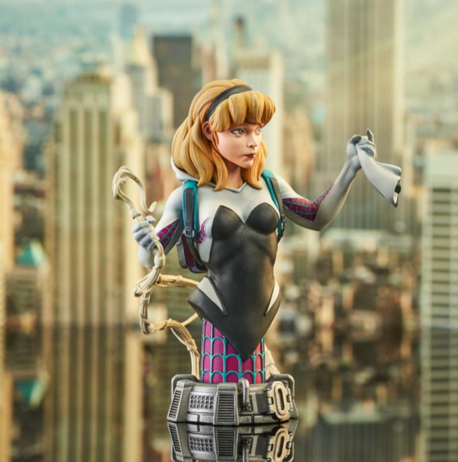 Limited Edition 1/7 Scale Collectible Bust of Marvel Comics' Ghost Spider