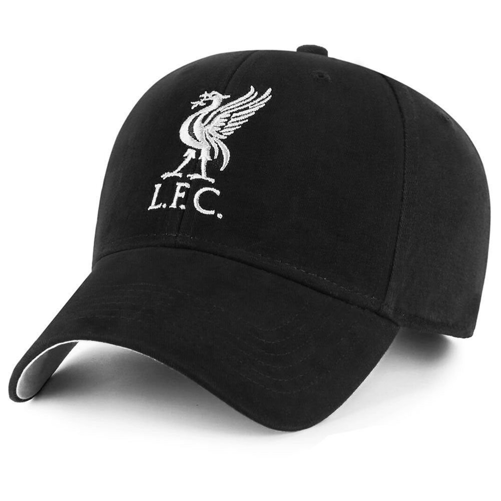 Liverpool Football Club Core Black Youth Baseball Cap for Fans