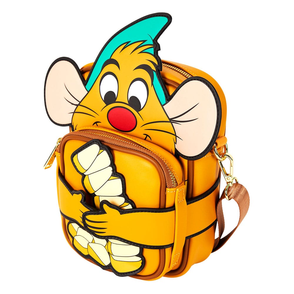 Loungefly Disney Cinderella 75th Anniversary Stylish Gus Crossbuddies Bag