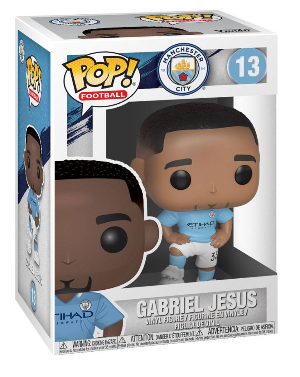 Collectible Manchester City FC Gabriel Jesus Funko Pop Vinyl Figure