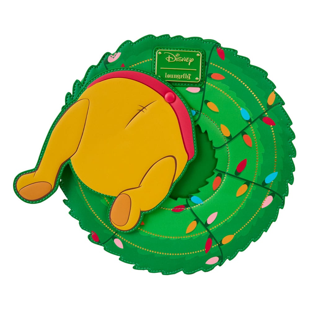 Loungefly Disney Winnie The Pooh Festive Wreath-Shaped Crossbody Bag
