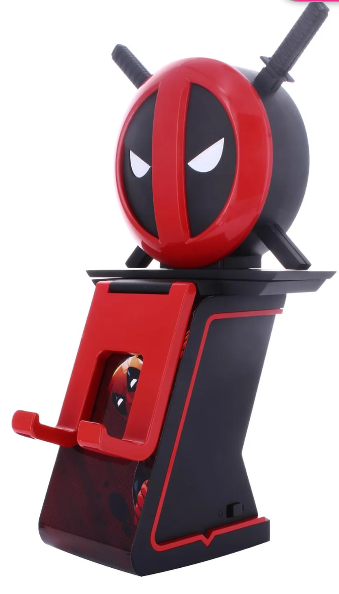 Marvel Deadpool Themed Illuminated Ikon Cable Guys Charging Stand for Phones and Electronic Devices