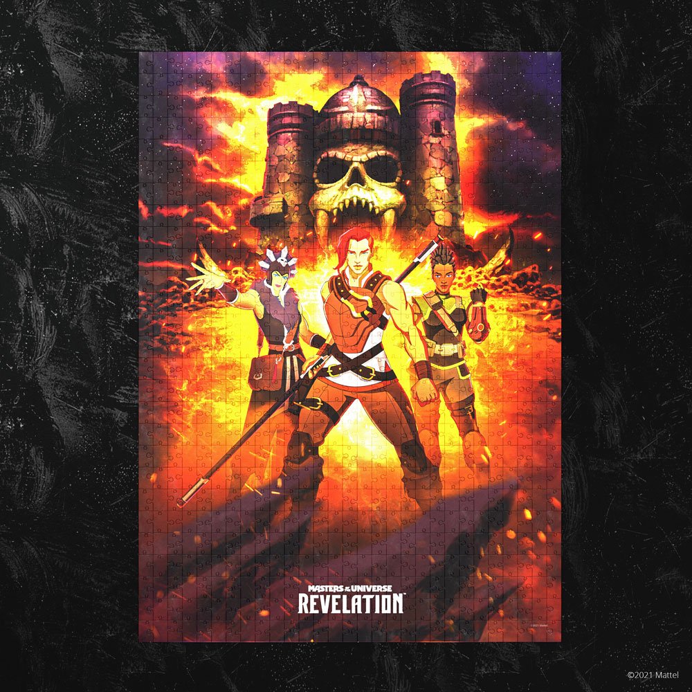 1000-Piece Masters of the Universe Revelation Jigsaw Puzzle Featuring Teela's Epic Journey