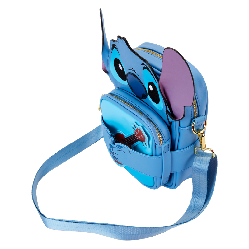 Loungefly Disney Stitch Themed Camping-Style Crossbody Coin-Bag Included Fashion Bag