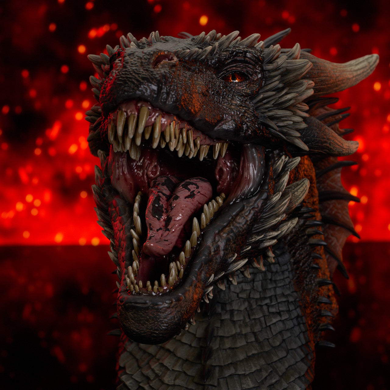 Limited Edition 3D Game of Thrones Collectible Bust: 1/2 Scale Drogon Statue