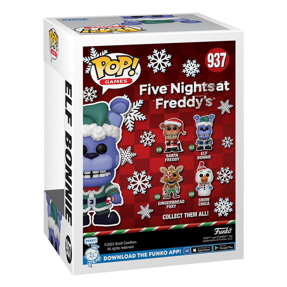 Holiday Bonnie Five Nights at Freddy's Collectible Funko POP! Vinyl Figure, About 9cm