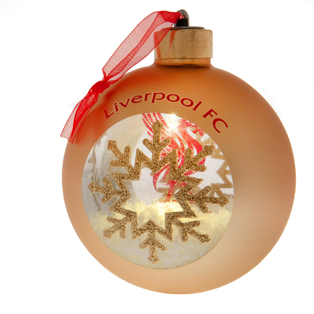 Premium Liverpool FC Christmas LED Bauble for Festive Decoration