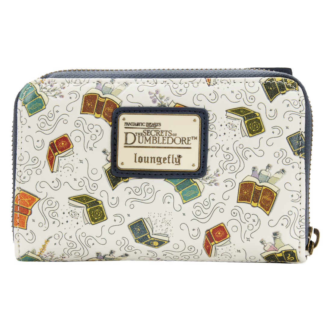Loungefly Magical Books Themed Zip Around Wallet for Fans of Fantastic Beasts