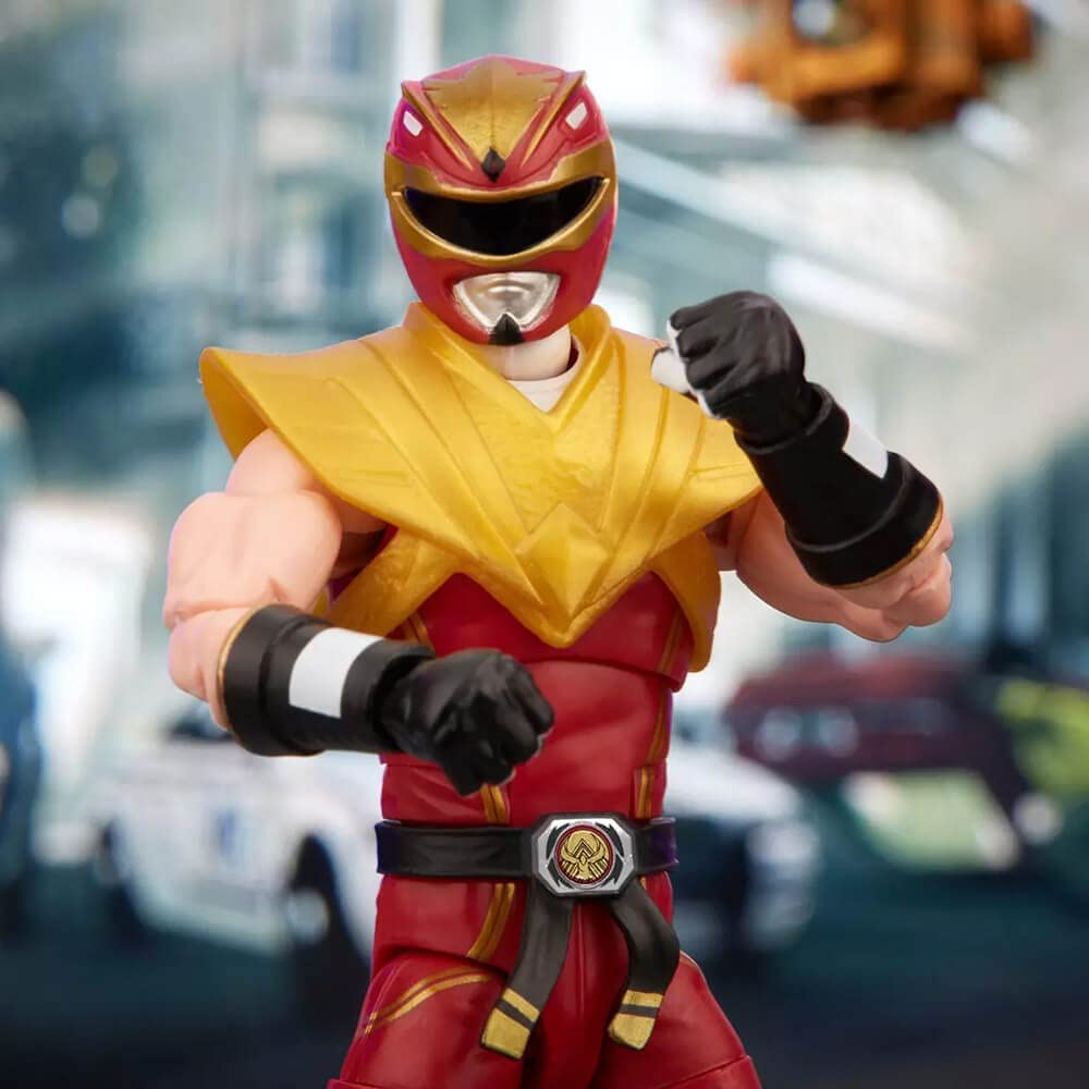 Hasbro Power Rangers x Street Fighter Lightning Collection 15cm Morphed Ken Soaring Falcon Ranger Figurine