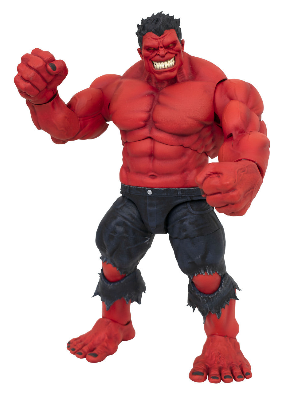 Marvel Red Hulk 9-Inch Diamond Select Collectible Action Figure with Articulation