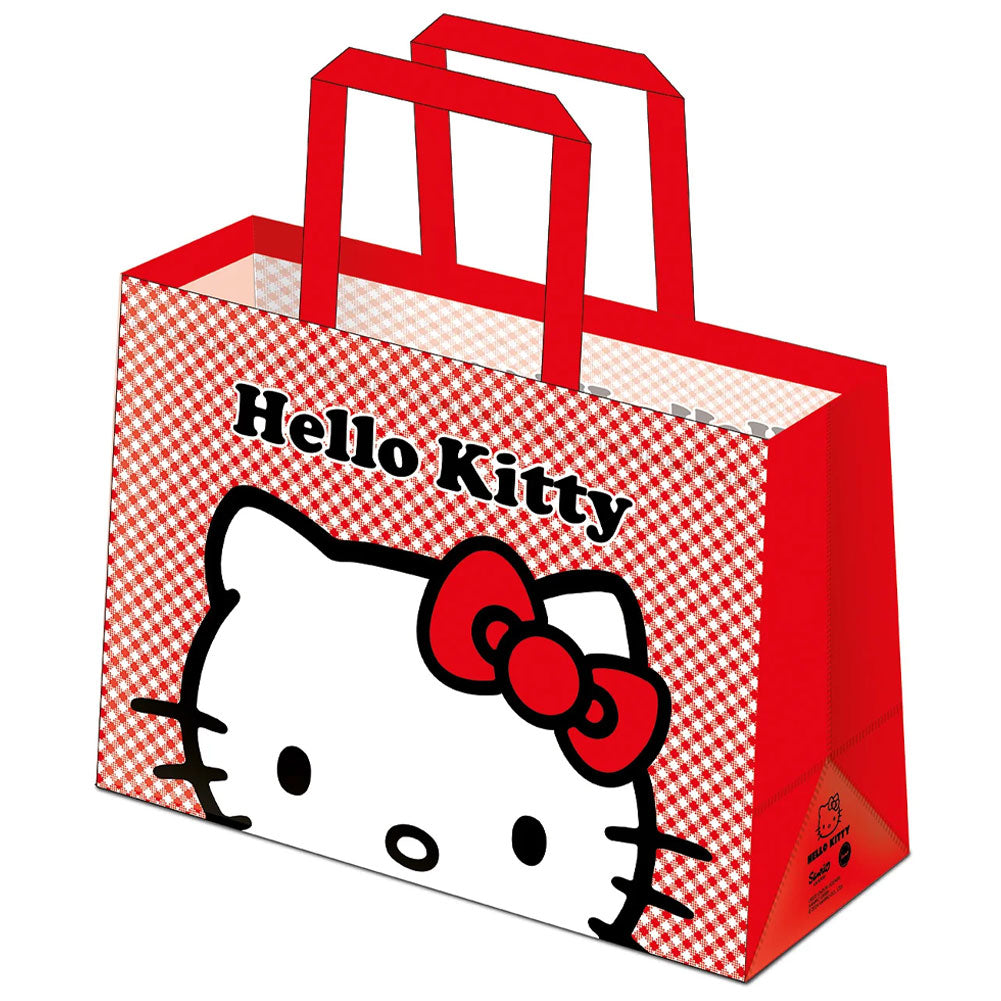 Reusable Hello Kitty Shopping Bag in Red and White