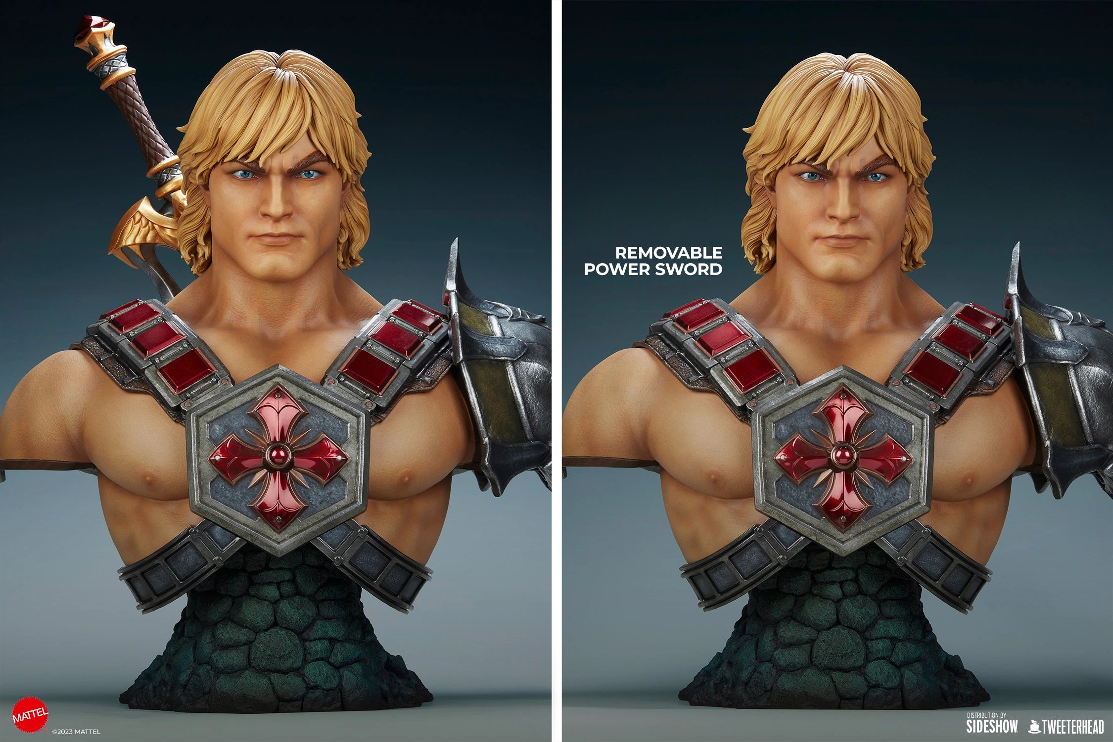 Limited Edition of 500 - Masters of the Universe Legends He-Man Life-Size Statue Bust